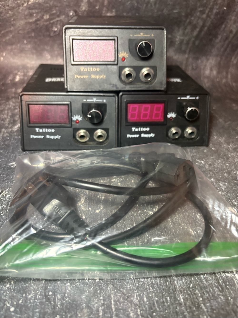 Lot of 3 Power Supply Unit - Black